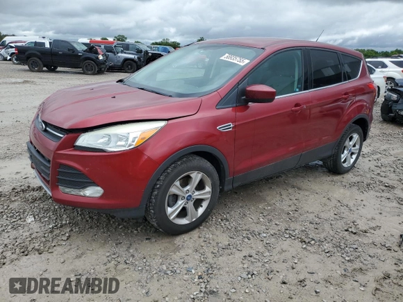 2013 Ford Escape SE with VIN 1FMCU0GX4DUC78270, listed as a Copart auction lot 58935755 with 163,837 mi miles and Salvage title. Bid and sale history available at DreamBid. Image 1.