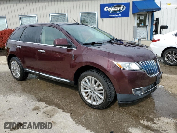 2011 Lincoln MKX z VIN 2LMDJ6JK0BBJ00165, wystawiony jako Copart lot #53438265 z przebiegiem 156 798 mil mil oraz Nie do naprawy • Non repairable. Historia ofert i sprzedaży dostępna na DreamBid. Obrazek 4.
