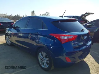 2014 Hyundai Elantra GT with VIN KMHD35LHXEU230812, listed as a IAAI auction lot 41855509 with 122,729 mi miles. Bid and sale history available at carsss.com. Image 3.