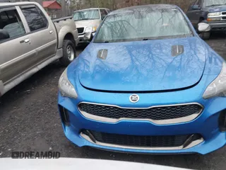 2018 Kia Stinger GT1 with VIN KNAE45LCXJ6018532, listed as a IAAI auction lot 41563629 with 91,043 mi miles. Bid and sale history available at carsss.com. Image 12.