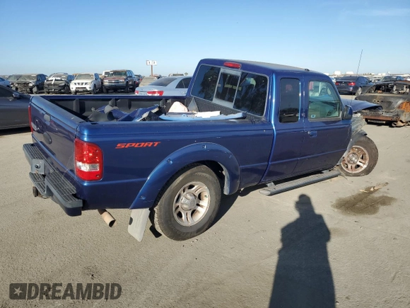 2010 Ford Ranger XLT with VIN 1FTKR4EE5APA05813, listed as a Copart auction lot 47218165 with 156,824 mi miles and Clean Title. Bid and sale history available at carsss.com. Image 3.