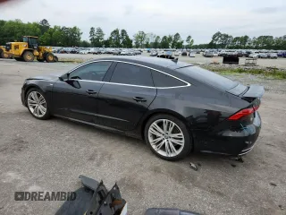 2019 Audi A7 Prestige with VIN WAUV2BF26KN076166, listed as a Copart auction lot 56740575 with 55,438 mi miles and Salvage title. Bid and sale history available at DreamBid. Image 2.