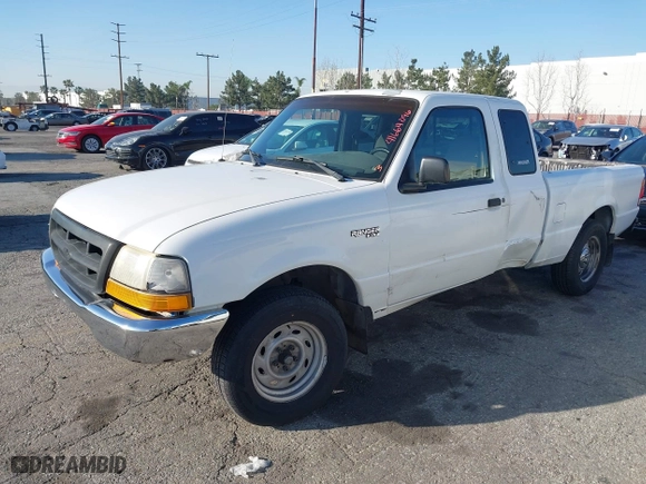 1999 Ford Ranger XL with VIN 1FTYR14VXXPA14557, listed as a IAAI auction lot 41664096 with 160,286 mi miles. Bid and sale history available at carsss.com. Image 2.