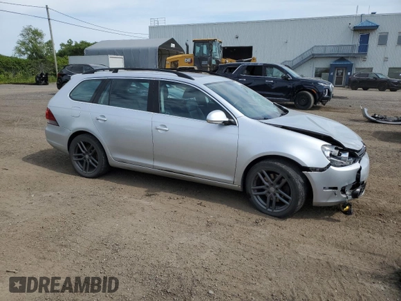 2013 Volkswagen Jetta SportWagen TDI w/Sunroof with VIN 3VWML7AJ4DM608340, listed as a Copart auction lot 66483564 with 199,335 mi miles and Salvage Title. Bid and sale history available at carsss.com. Image 4.