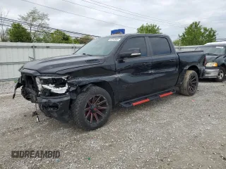 2021 Ram 1500 Big Horn с VIN 1C6SRFFTXMN512576, выставлен на аукционе Copart как лот 55242685 с пробегом 73 878 миль миль и Списание • Salvage title. История ставок и продаж доступна на DreamBid. Изображение 1.