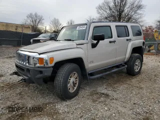 2006 Hummer H3 with VIN 5GTDN136968124294, listed as a Copart auction lot 82844544 with 135,828 mi miles and Clean Title. Bid and sale history available at carsss.com. Image 1.