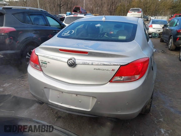 2011 Buick Regal CXL Turbo TO2 with VIN W04GW5EV6B1126921, listed as a IAAI auction lot 41463638 with 107,128 mi miles. Bid and sale history available at carsss.com. Image 15.
