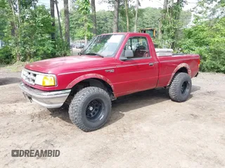 1994 Ford Ranger Splash z VIN 1FTCR11U0RTA95519, wystawiony jako IAAI lot #42476046 z przebiegiem 258 841 mil mil oraz . Historia ofert i sprzedaży dostępna na DreamBid. Obrazek 2.