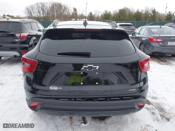 2025 Chevrolet Trax 2RS with VIN KL77LJEP7SC033660, listed as a IAAI auction lot 41607877 with 6,688 mi miles. Bid and sale history available at carsss.com. Image 16.