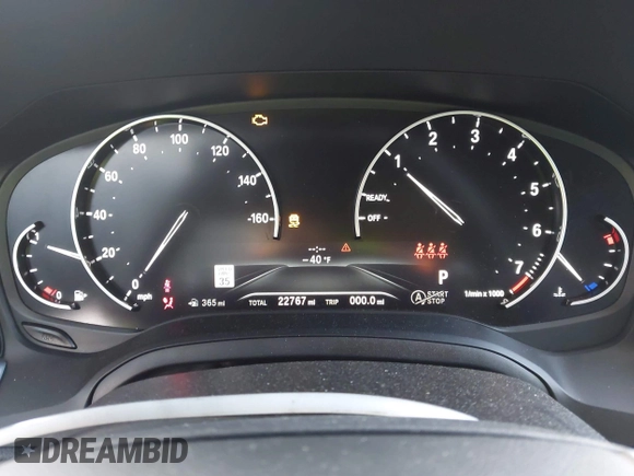 2020 BMW 3 Series 330i with VIN WBA5R1C07LFH37243, listed as a IAAI auction lot 42129217 with 22,767 mi miles. Bid and sale history available at carsss.com. Image 7.
