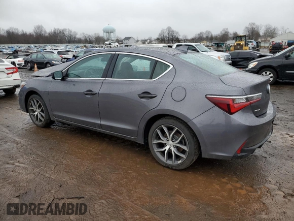 2022 Acura ILX Premium with VIN 19UDE2F77NA004794, listed as a Copart auction lot 44600853 with 9,189 mi miles and . Bid and sale history available at DreamBid. Image 2.