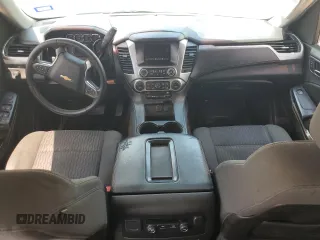 2015 Chevrolet Tahoe LS with VIN 1GNSCAKC9FR744608, listed as a Copart auction lot 55981395 with Not provided miles and Salvage title. Bid and sale history available at DreamBid. Image 8.