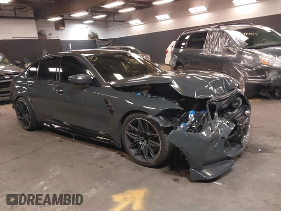 2023 BMW M3 Competition xDrive with VIN WBS43AY08PFP63435, listed as a IAAI auction lot 42136588 with 25,790 mi miles and . Bid and sale history available at DreamBid. Image 1.