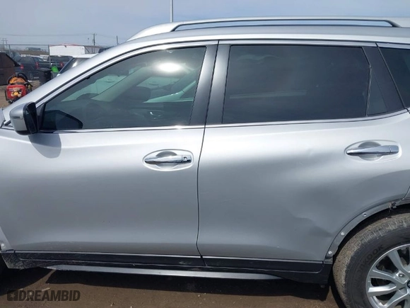 2020 Nissan Rogue S with VIN 5N1AT2MT8LC715568, listed as a IAAI auction lot 41843457 with 36728 miles. Bid and sale history available at carsss.com. Image 14.