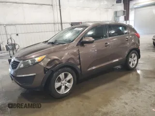 2012 Kia Sportage LX with VIN KNDPBCA29C7285822, listed as a Copart auction lot 47306525 with 156,379 mi miles and Salvage Title. Bid and sale history available at DreamBid. Image 1.