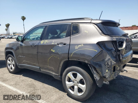 2018 Jeep Compass Latitude with VIN 3C4NJDBB8JT457636, listed as a Copart auction lot 57524885 with 111,062 mi miles and Salvage title. Bid and sale history available at DreamBid. Image 2.