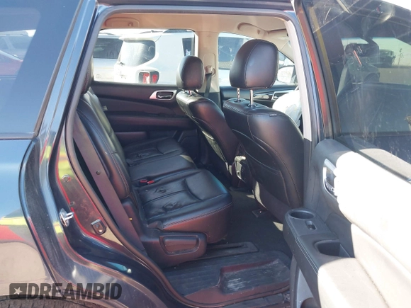 2015 Nissan Pathfinder SL with VIN 5N1AR2MMXFC707838, listed as a IAAI auction lot 41676400 with 110,804 mi miles and . Bid and sale history available at DreamBid. Image 8.