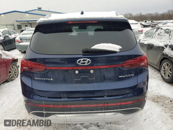 2023 Hyundai Santa Fe Hybrid Limited with VIN 5NMS5DA15PH004015, listed as a Copart auction lot 85924294 with 24,939 mi miles and Salvage Title. Bid and sale history available at carsss.com. Image 6.