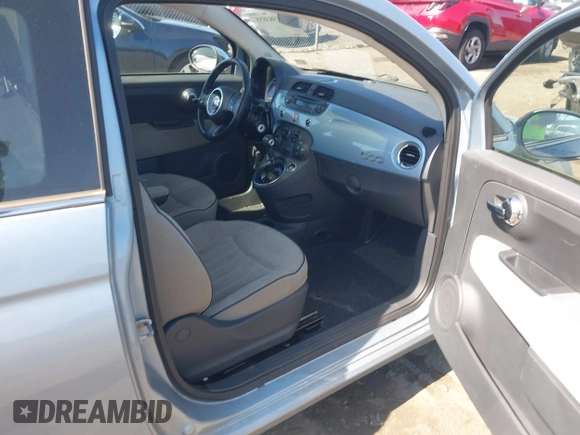 2013 FIAT 500 Lounge with VIN 3C3CFFCR9DT580869, listed as a IAAI auction lot 41983858 with 179,836 mi miles and . Bid and sale history available at DreamBid. Image 5.