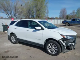 2019 Chevrolet Equinox LT with VIN 3GNAXUEV2KS599014, listed as a IAAI auction lot 41956397 with 95,332 mi miles. Bid and sale history available at carsss.com. Image 1.