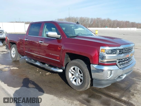 2016 Chevrolet Silverado 1500 LTZ with VIN 3GCUKSEC1GG340855, listed as a IAAI auction lot 41791936 with 142,817 mi miles and . Bid and sale history available at DreamBid. Image 1.