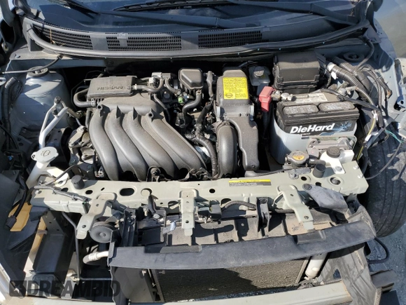 2012 Nissan Versa SV z VIN 3N1CN7AP3CL815189, wystawiony jako Copart lot #61076825 z przebiegiem 192 574 mil mil oraz Szkoda całkowita • Salvage title. Historia ofert i sprzedaży dostępna na DreamBid. Obrazek 11.