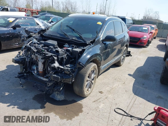 2021 Honda CR-V Touring with VIN 5J6RW2H94ML013546, listed as a IAAI auction lot 42058560 with 22,454 mi miles. Bid and sale history available at carsss.com. Image 18.