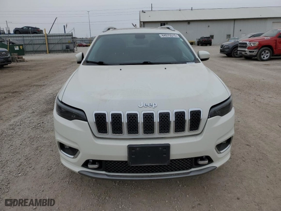 2019 Jeep Cherokee Overland with VIN 1C4PJMJX5KD352937, listed as a Copart auction lot 44975515 with 83,430 mi miles and Salvage Title. Bid and sale history available at carsss.com. Image 5.