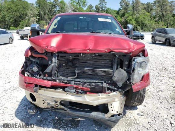 2013 Ford F-150 XL with VIN 1FTFW1CTXDKF93641, listed as a Copart auction lot 52817575 with 117,172 mi miles and Salvage Title. Bid and sale history available at carsss.com. Image 5.
