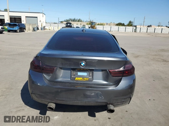2015 BMW 4 Series 435i xDrive with VIN WBA4B3C55FD670422, listed as a Copart auction lot 45791165 with 95,786 mi miles and Non Repairable. Bid and sale history available at DreamBid. Image 6.