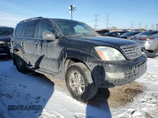 2007 Lexus GX 470 with VIN JTJBT20X370144772, listed as a Copart auction lot 42217345 with 266,293 mi miles and Clean Title. Bid and sale history available at DreamBid. Image 4.