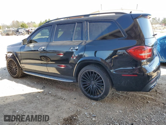 2017 Mercedes-Benz GLS 63 AMG with VIN 4JGDF7FEXHA842647, listed as a Copart auction lot 45605884 with 126,318 mi miles and . Bid and sale history available at DreamBid. Image 2.