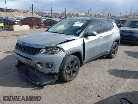 2020 Jeep Compass Latitude with VIN 3C4NJCBBXLT158887, listed as a IAAI auction lot 41752495 with 95,429 mi miles and . Bid and sale history available at DreamBid. Image 17.