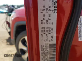 2018 Jeep Compass Latitude с VIN 3C4NJDBB6JT136582, выставлен на аукционе Copart как лот 52348985 с пробегом Не указан миль и Списание • Salvage title. История ставок и продаж доступна на DreamBid. Изображение 14.