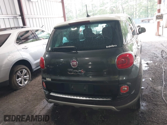 2014 FIAT 500L Trekking with VIN ZFBCFADH6EZ017800, listed as a IAAI auction lot 42572995 with 99,646 mi miles and . Bid and sale history available at DreamBid. Image 16.