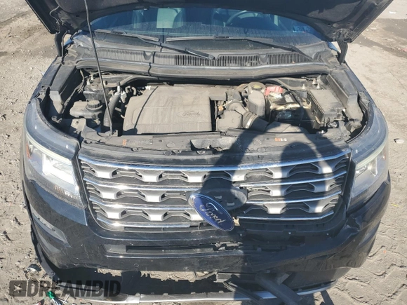 2017 Ford Explorer XLT with VIN 1FM5K8D86HGC28632, listed as a Copart auction lot 78839564 with 85,050 mi miles and Salvage Title. Bid and sale history available at DreamBid. Image 12.