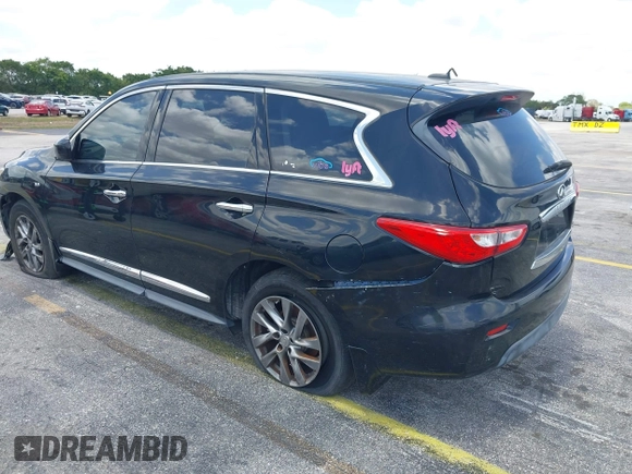 2015 Infiniti QX60 with VIN 5N1AL0MNXFC511350, listed as a IAAI auction lot 42117809 with 128,274 mi miles and . Bid and sale history available at DreamBid. Image 3.
