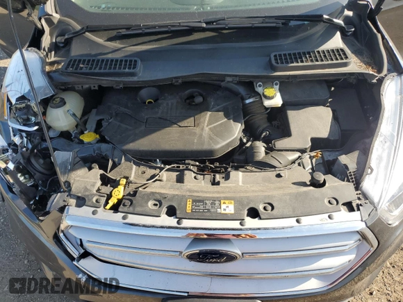 2019 Ford Escape Titanium with VIN 1FMCU0J96KUB22884, listed as a Copart auction lot 61979665 with 63,824 mi miles and Salvage title. Bid and sale history available at DreamBid. Image 12.