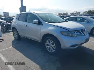 2013 Nissan Murano SL with VIN JN8AZ1MU8DW203724, listed as a IAAI auction lot 41895682 with 113,231 mi miles. Bid and sale history available at carsss.com. Image 1.
