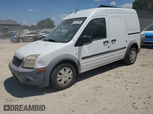 2013 Ford Transit Connect XL with VIN NM0LS7CN6DT142037, listed as a Copart auction lot 54414985 with 134,168 mi miles and Salvage title. Bid and sale history available at DreamBid. Image 1.