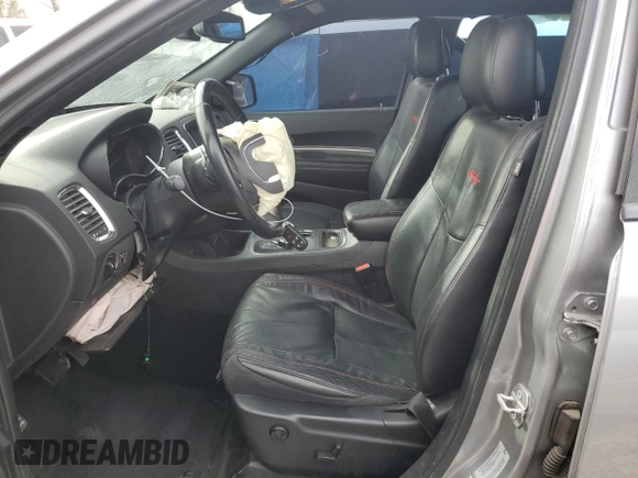 2015 Dodge Durango R/T with VIN 1C4SDHCTXFC922980, listed as a Copart auction lot 48530145 with 163,550 mi miles and Salvage title. Bid and sale history available at DreamBid. Image 7.