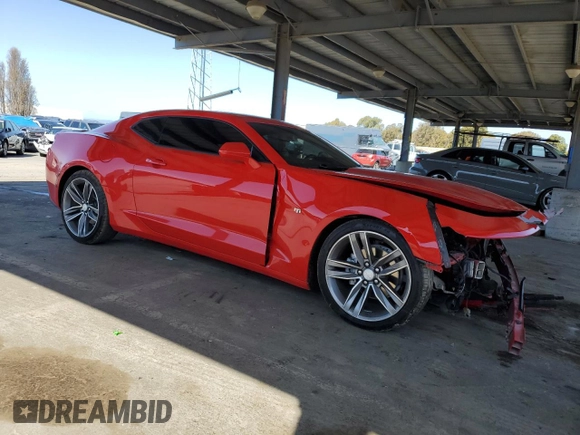 2018 Chevrolet Camaro 1LT with VIN 1G1FB1RS8J0128723, listed as a Copart auction lot 51802045 with 76,372 mi miles and Salvage Title. Bid and sale history available at carsss.com. Image 4.