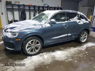 2017 Audi Q3 Premium Plus z VIN WA1JCCFS1HR005828, wystawiony jako Copart lot #86447374 z przebiegiem Nie podano mil oraz Tytuł czysty. Historia ofert i sprzedaży dostępna na DreamBid. Obrazek 1.