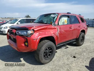 2022 Toyota 4Runner SR5 with VIN JTEMU5JR0N5984692, listed as a Copart auction lot 55275125 with Not provided miles and Salvage title. Bid and sale history available at DreamBid. Image 1.