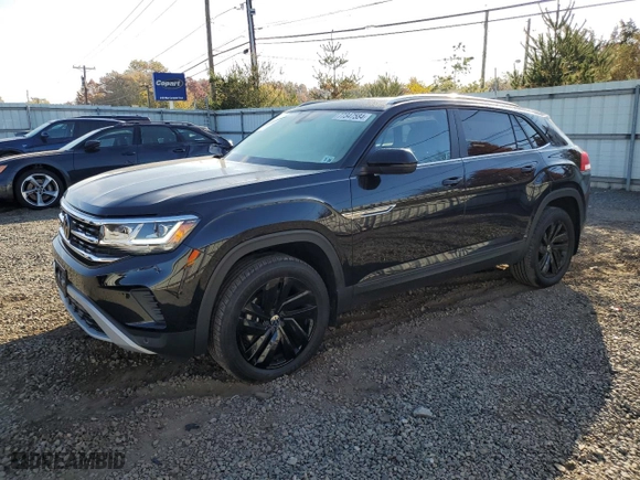2023 Volkswagen Atlas Cross Sport 3.6L V6 SE w/Technology with VIN 1V2KE2CA2PC206051, listed as a Copart auction lot 77347584 with 19,297 mi miles and Salvage Title. Bid and sale history available at carsss.com. Image 1.