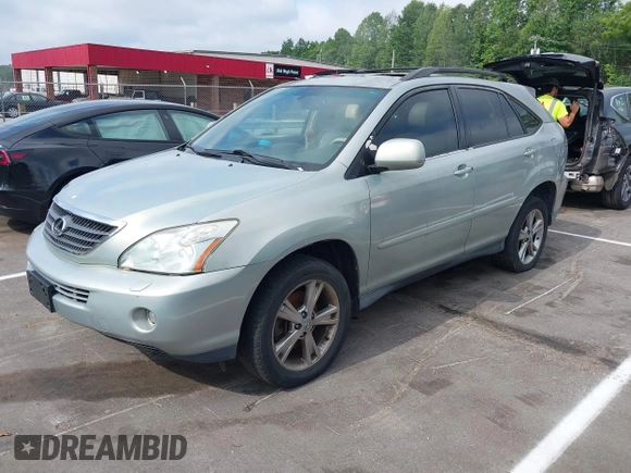 2006 Lexus RX 400h with VIN JTJHW31U260024648, listed as a IAAI auction lot 42632917 with 246,808 mi miles and . Bid and sale history available at DreamBid. Image 2.