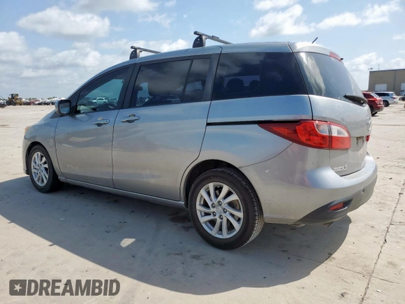 2012 Mazda 5 Sport with VIN JM1CW2BL2C0140909, listed as a Copart auction lot 61840615 with 155,863 mi miles and Salvage title. Bid and sale history available at DreamBid. Image 2.