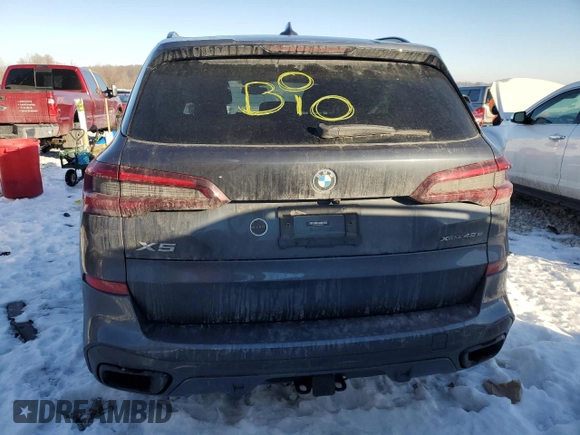 2022 BMW X5 xDrive45e with VIN 5UXTA6C00N9M02806, listed as a Copart auction lot 89138625 with 0 mi miles and Non Repairable. Bid and sale history available at carsss.com. Image 6.