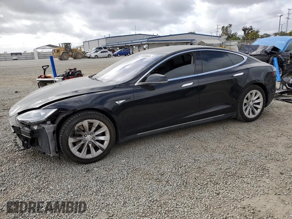 2016 Tesla Model S 70 kWh Battery with VIN 5YJSA1E19GF131999, listed as a Copart auction lot 49355665 with 96,978 mi miles and Salvage Title. Bid and sale history available at carsss.com. Image 1.