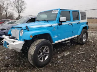 2017 Jeep Wrangler Unlimited Sahara z VIN 1C4BJWEG3HL631057, wystawiony jako Copart lot #48070355 z przebiegiem 88 477 mil mil oraz Szkoda całkowita • Salvage title. Historia ofert i sprzedaży dostępna na DreamBid. Obrazek 1.